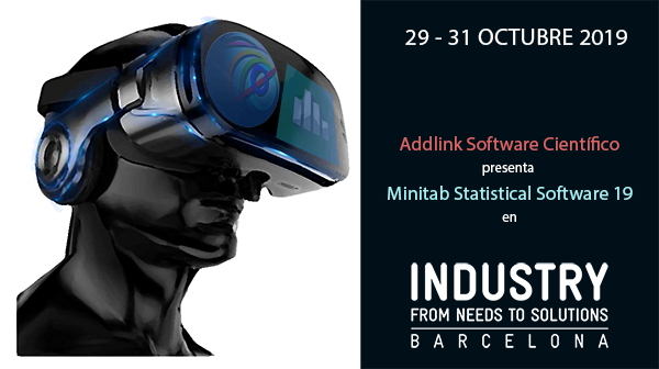 Addlink Software Científico en INDUSTRY 2019 (Barcelona, 29 a 31 de octubre de 2019)