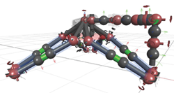 Modelo MapleSim de una plataforma Stewart