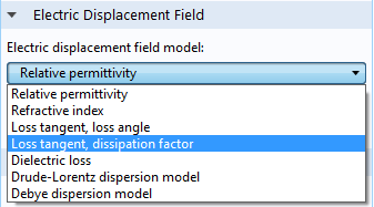 Los nuevos modelos de tangente de pérdidas, ángulo de pérdidas y tangente de pérdidas, factor de disipación.