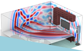 Modelo realizado con COMSOL Multiphysics