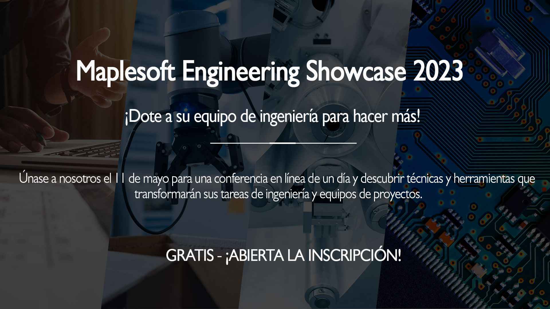 Evento en línea: Maplesoft Engineering Showcase 2023 - 11 mayo