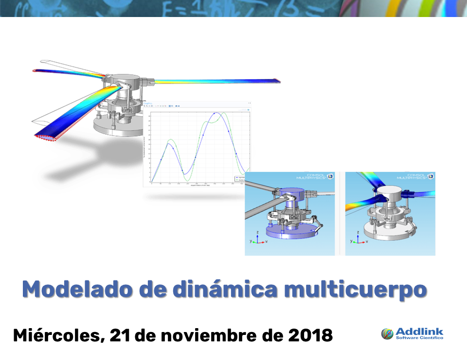 Webinar: Modelado de dinámica multicuerpo (21 de noviembre de 2018)