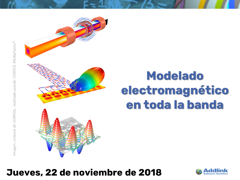 Webinar: Modelado electromagnético en toda la banda (22 de noviembre de 2018)