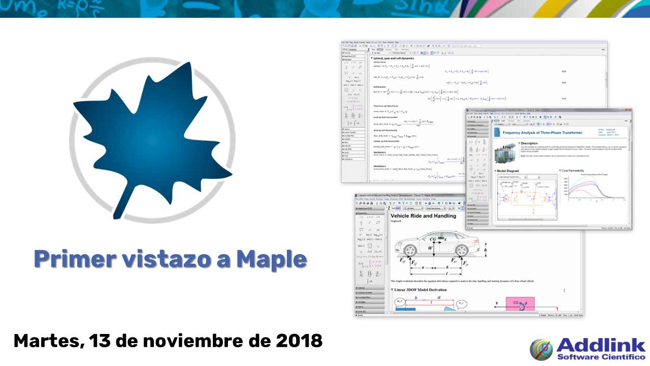 Primer vistazo a Maple (con Maple 2018)