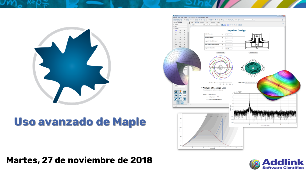 Uso avanzado de Maple (con Maple 2018)