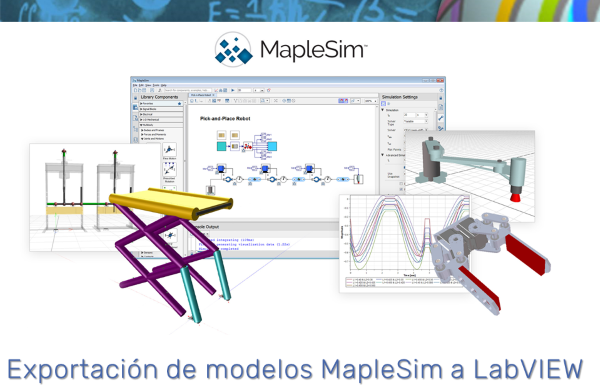 Exportación de modelos de MapleSim a LabVIEW (con MapleSim 2017)