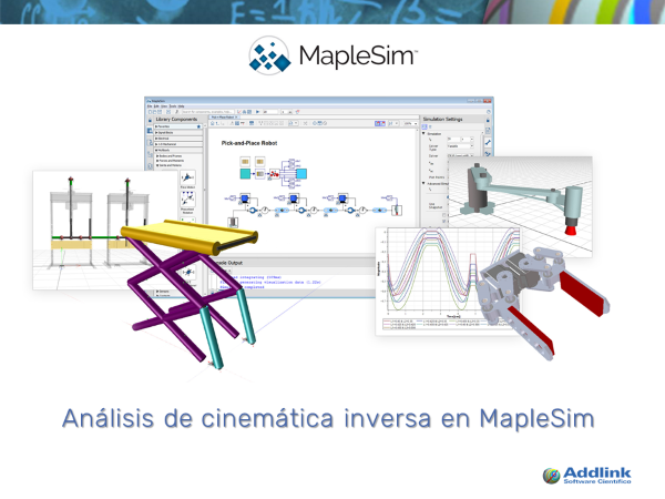 Análisis de cinemática inversa en MapleSim (con MapleSim 2017)